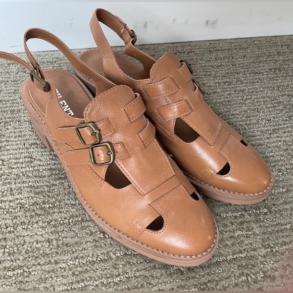 Anthropologie Silent D McKay Heeled Sandals | Size 7 | Effortless Chic - Picture 5 of 5